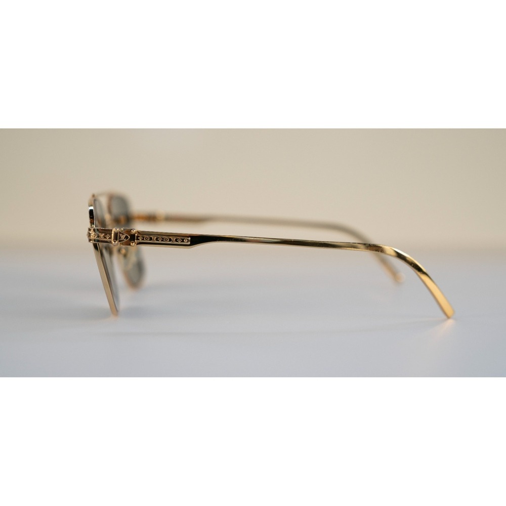 LOUIS VUITTON Z1267E Sunglasses Gold LV Ash Sunglasses - Picture 3 of 12